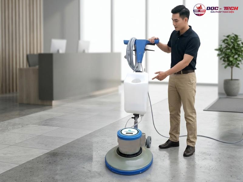 Máy chà sàn đơn Palada HC 522: cách dùng