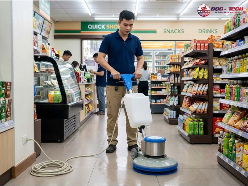 Máy chà sàn đơn Palada HC 522: siêu tốc độ