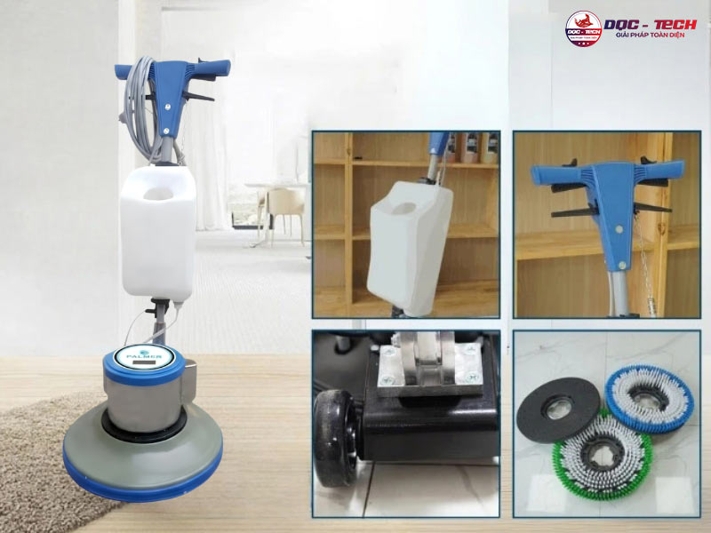 Máy chà sàn đơn Palada HC 522: Tinh gọn