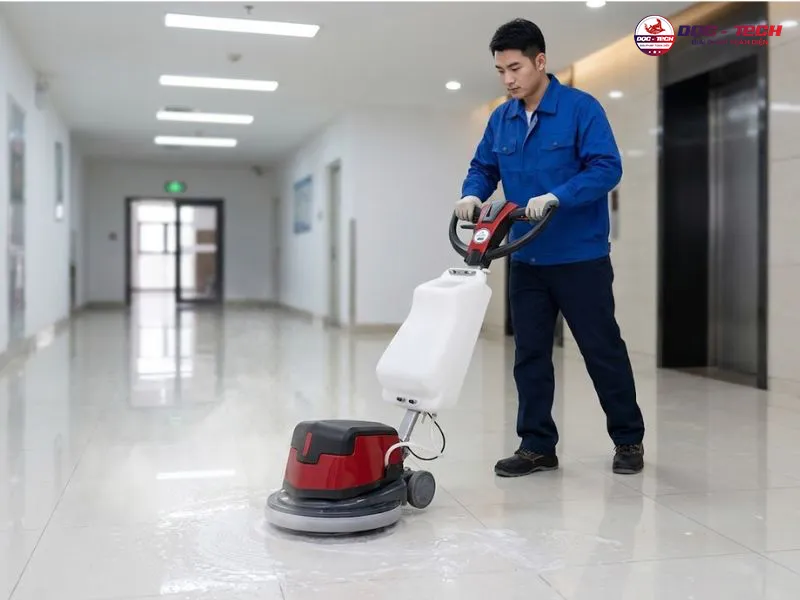 Máy chà sàn đơn Palada PD 1A chà khỏe