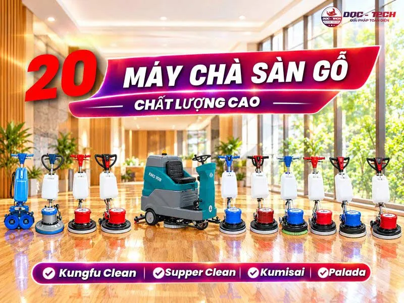 Máy chà sàn gỗ: 20 máy