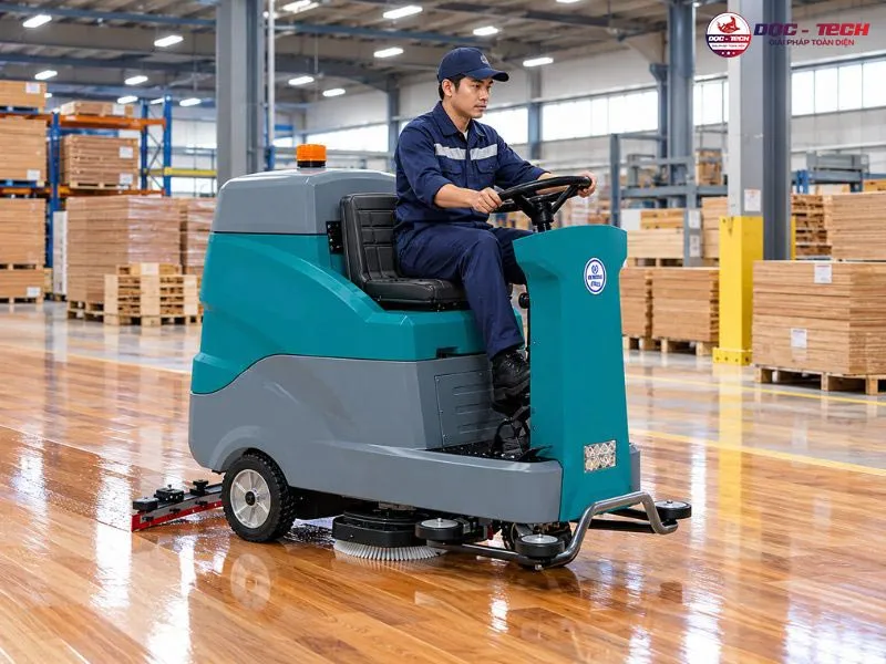 Máy chà sàn gỗ: cách dùng