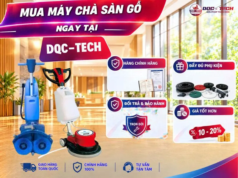 Máy chà sàn gỗ: nơi bán
