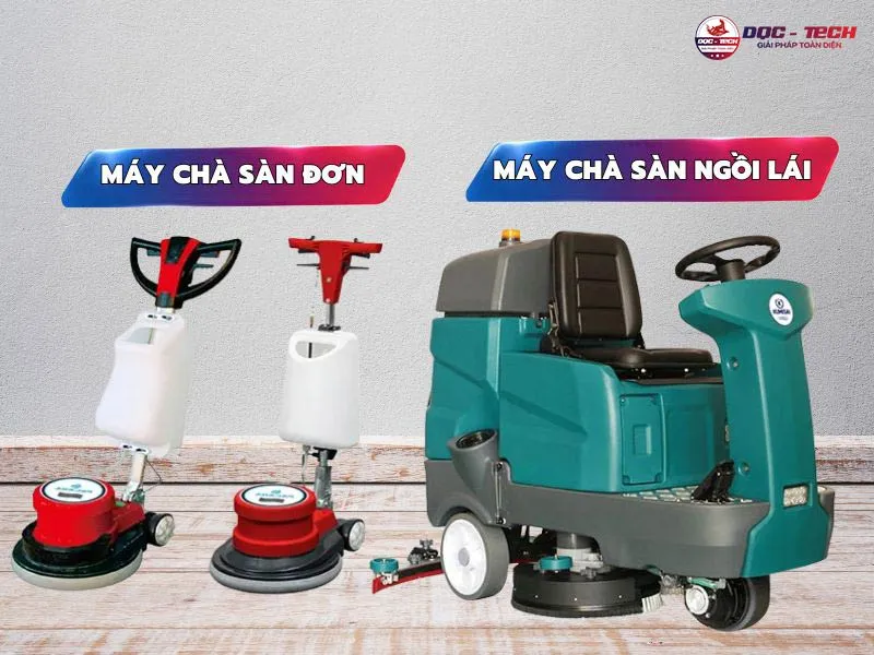 Máy chà sàn gỗ: phân loại