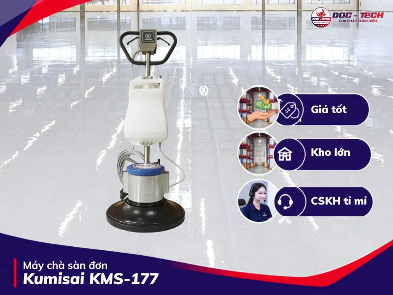 Máy chà sàn Kumisai KMS-177 mua ở đâu