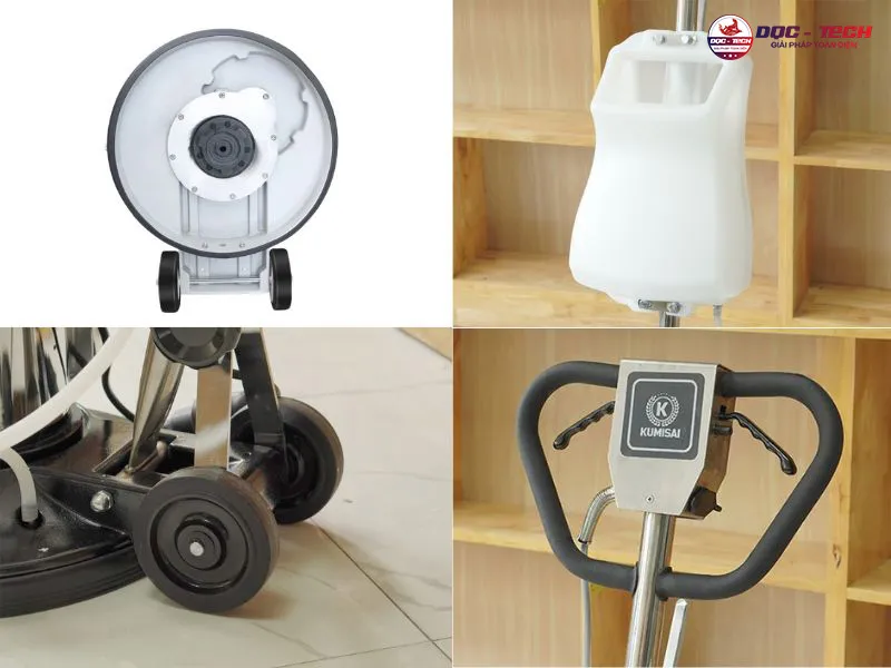 Máy chà sàn Kumisai KMS-177 thiết kế tinh giản