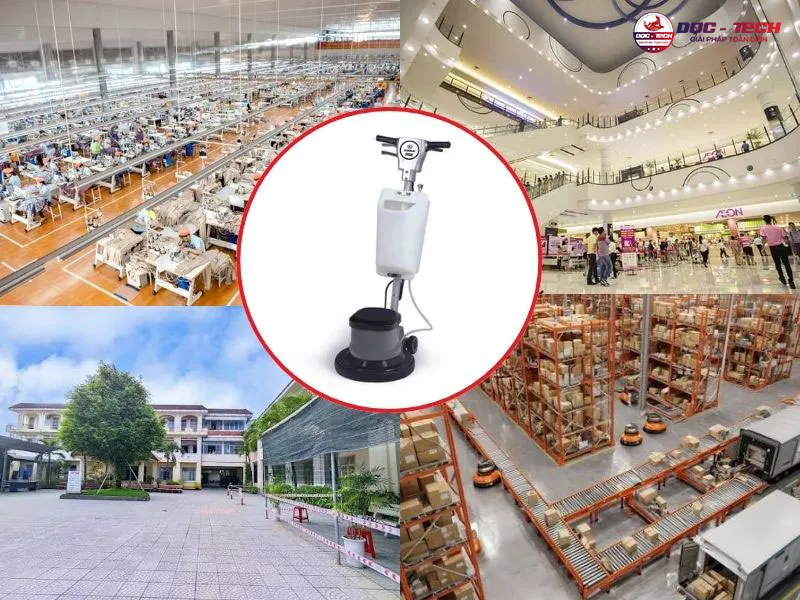 Máy chà sàn Kumisai KMS-30 dùng ở đâu