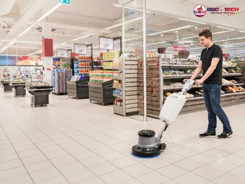 Máy chà sàn Kumisai KMS-30 dùng thế nào