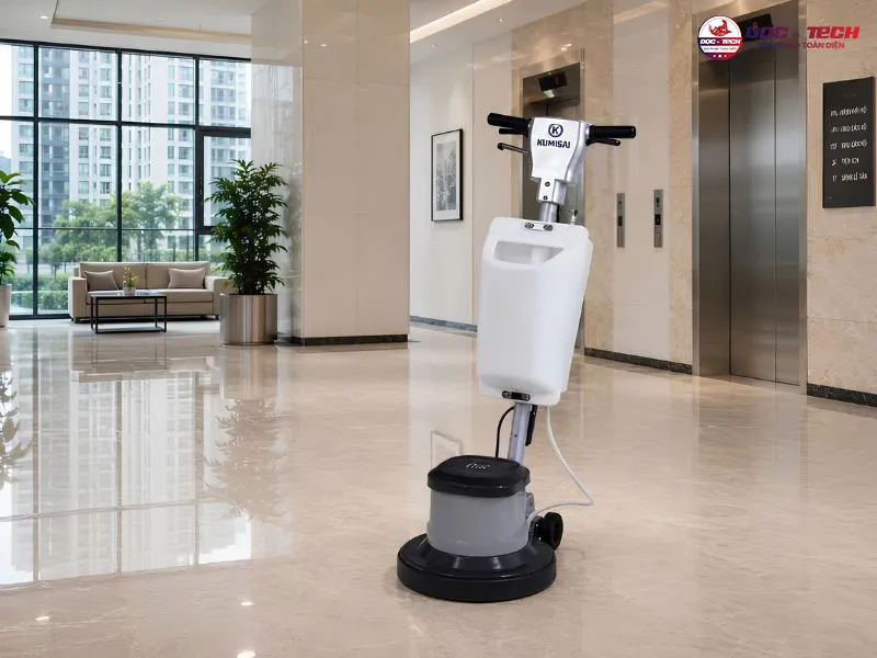 Máy chà sàn Kumisai KMS-30 gọn nhẹ