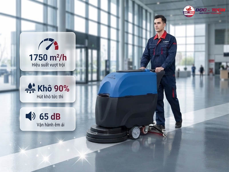 Máy chà sàn liên hợp Kumisai KMS-50C