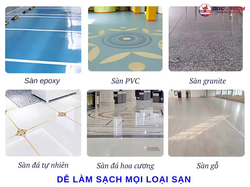 Máy chà sàn liên hợp Kumisai KMS-501 chất liệu tốt