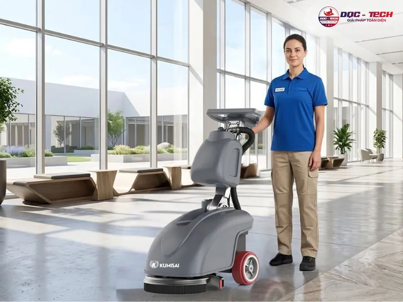 Máy chà sàn liên hợp mini Kumisai KMS-X1 chọn mua