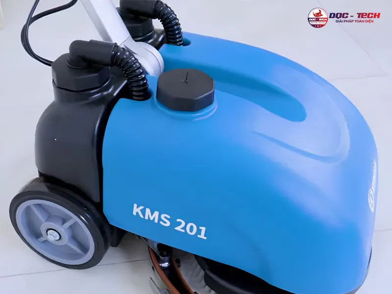 Máy chà sàn liên hợp mini Kumisai KMS201 2 thùng chứa