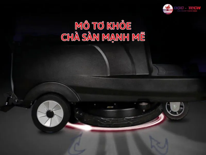 Máy chà sàn ngồi lái Kumisai KMS-60 mô tơ khỏe