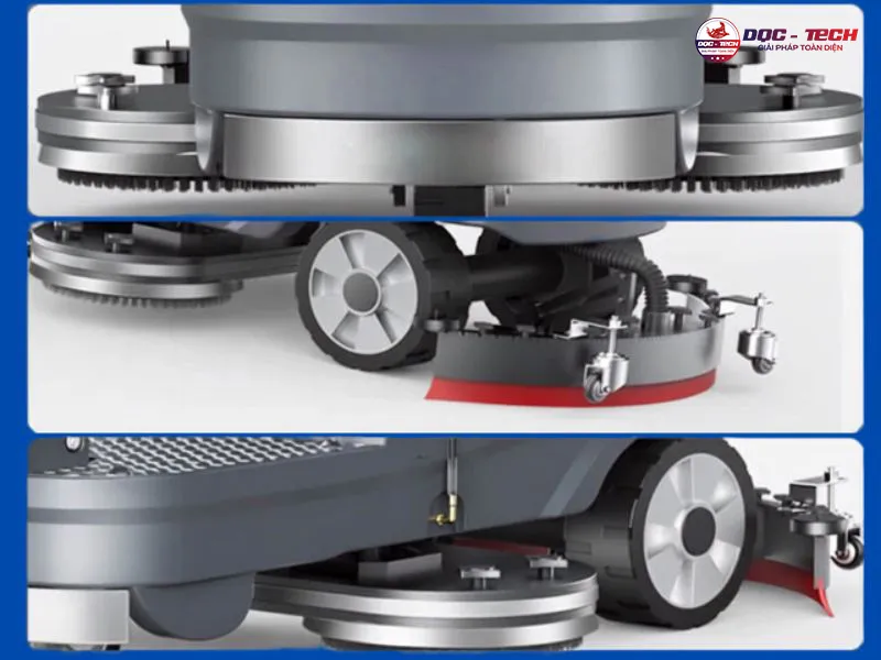 Máy chà sàn ngồi lái Kumisai KMS 85 dễ tháo lắp