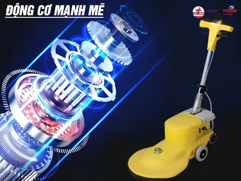 Máy chà sàn công nghiệp Kumisai KMS803J chà khỏe