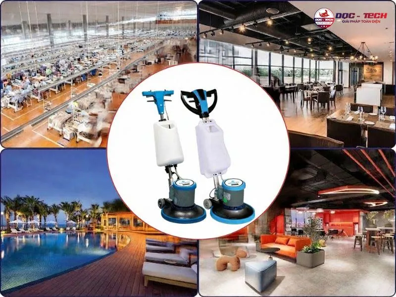 Máy chà sàn Palada PD-002 ứng dụng