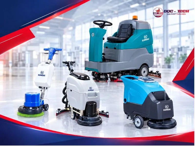 DQC-TECH phân phối các brand máy chà sàn danh tiếng, giá cạnh tranh