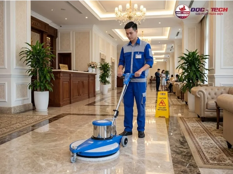 Máy đánh bóng sàn tốc độ cao Camry BF-528 dễ đánh bóng
