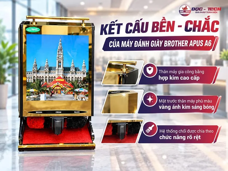 Kết cấu bền - chắc - bộ phụ kiện cao cấp của apus a6 pro
