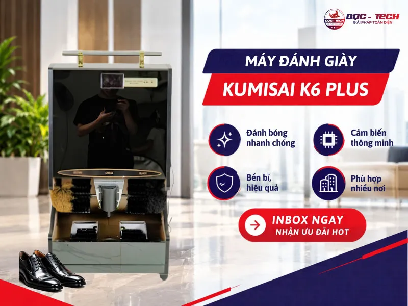 Máy đánh giày cao cấp Kumisai K6 Plus: nơi bán