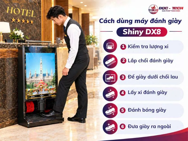 Cách dùng máy đánh giày công sở Shiny DX8 Cách dùng máy đánh giày công sở Shiny DX8