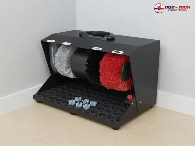 Máy đánh giày gia đình tự động Silroad CX-1016Ba kết cấu gọn