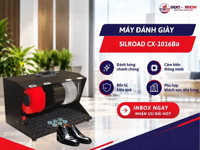 Máy đánh giày gia đình tự động Silroad CX-1016Ba giá tốt