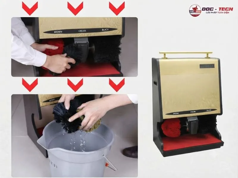 Máy đánh giày giá rẻ Brother Apus A4 cách dùng Máy đánh giày giá rẻ Brother Apus A4 cách dùng
