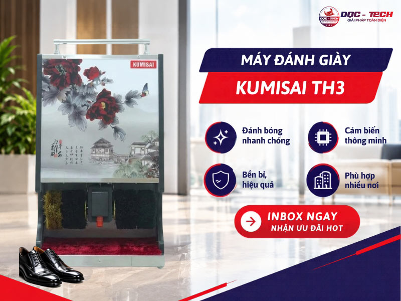 Máy đánh giày khách sạn Kumisai TH3: nơi mua