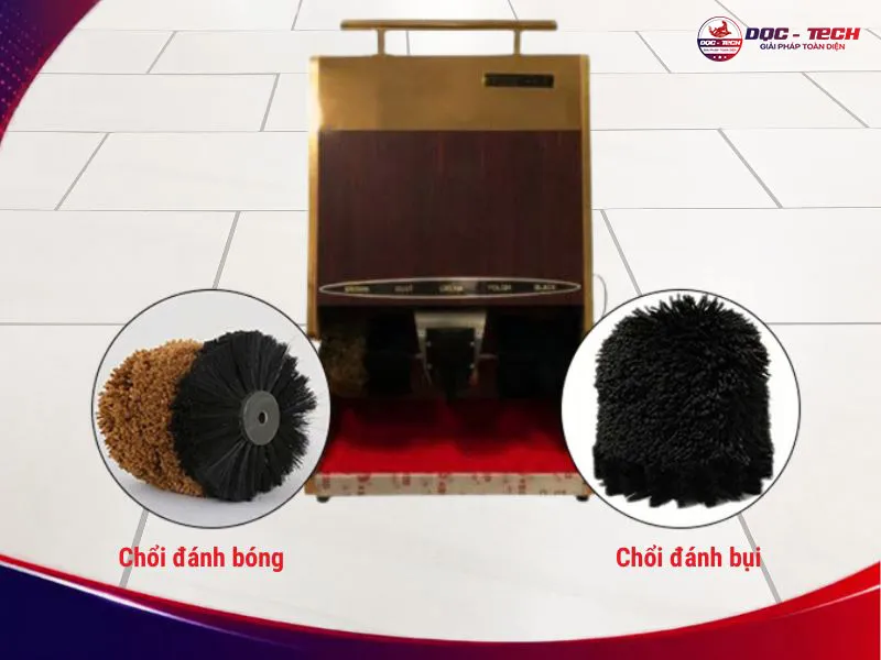 Máy đánh giày khách sạn Shiny SHN - M1 cấu tạo