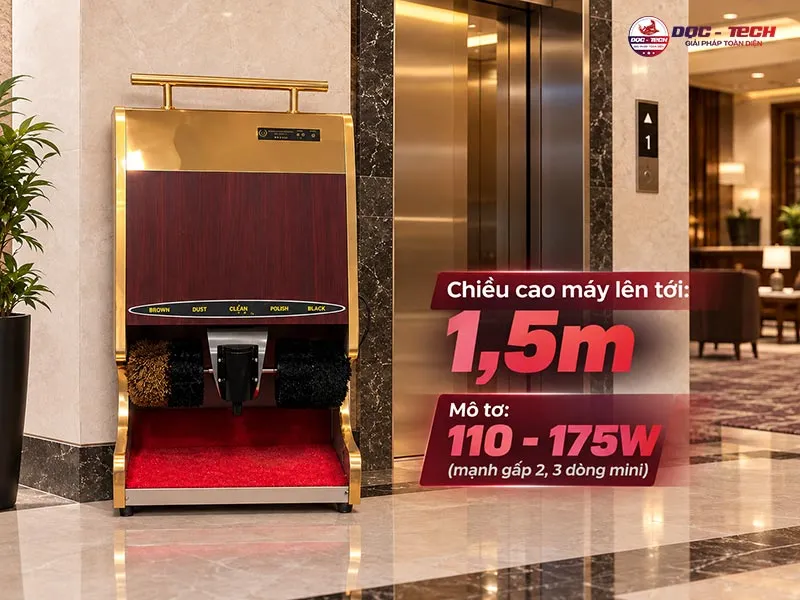 Máy đánh bóng giày khách sạn