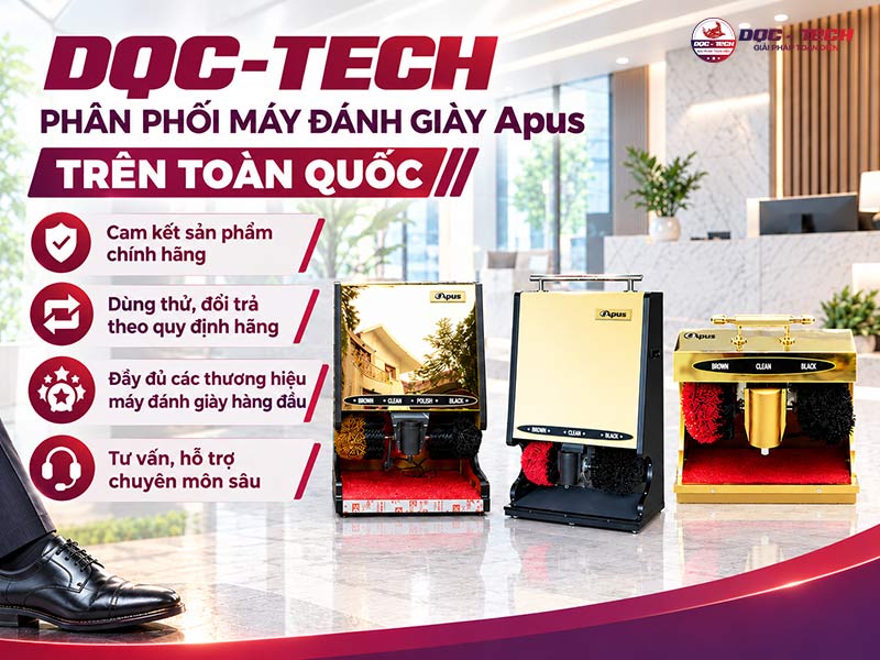 Mua máy đánh giày Apus tại dqc-tech