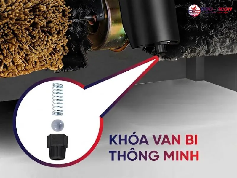 Máy đánh giày Sakura SKR S1: van bi