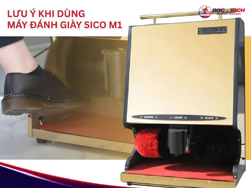 Sử dụng máy đánh giày Sico M1