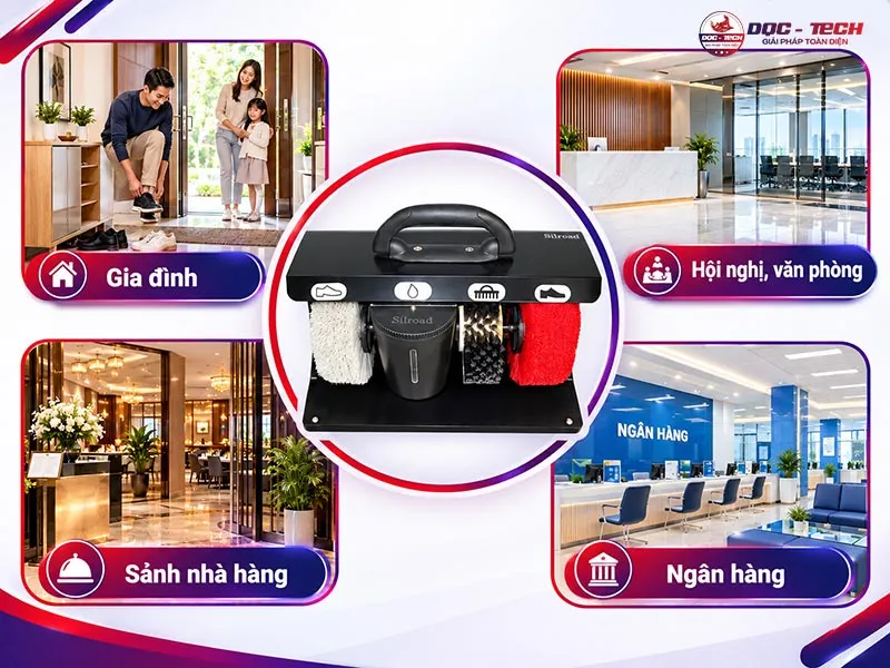 Ứng dụng của máy đánh giày Silroad