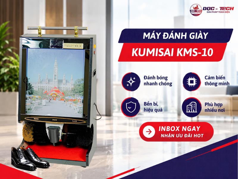 Máy đánh giày tự động cho công sở Kumisai KMS-10 nơi mua