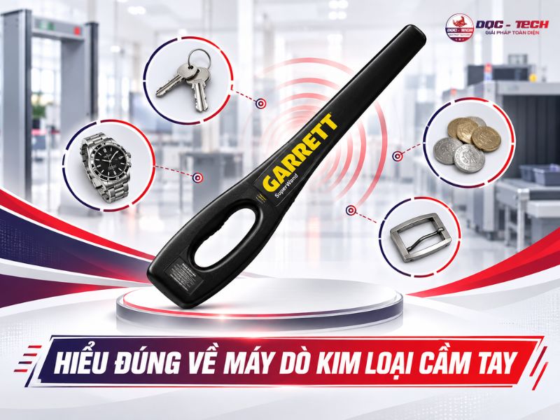 Khái niệm chuẩn về máy dò kim loại cầm tay