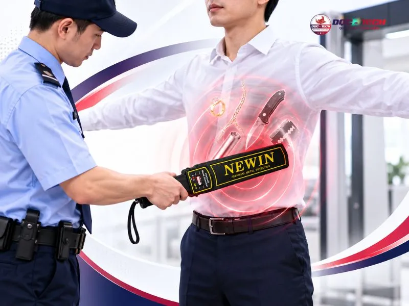 Máy rà kim loại Newin M7 được đánh giá cao nhờ độ nhạy