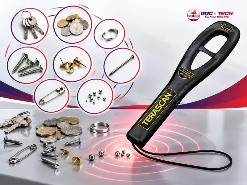 Máy rà kim loại Terascan ESH-10 phát hiện ra nhiều mục tiêu
