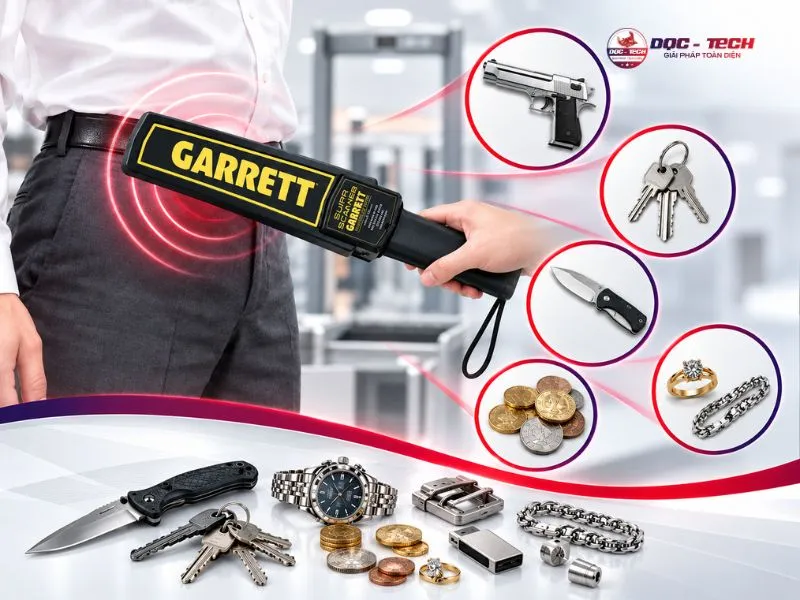 Máy dò tìm kim loại Garrett 1165180 phát hiện dễ dàng nhiều vật thể mục tiêu