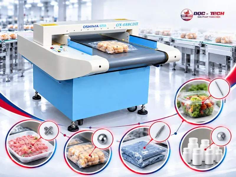 Máy rà kim loại Oshima có độ nhạy cao