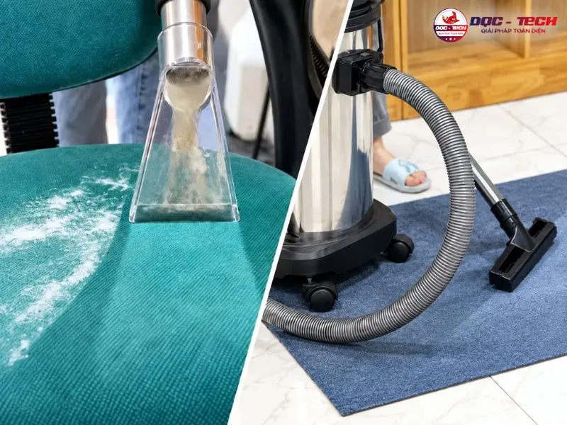 Nên dùng hoá chất chuyên dụng để giặt thảm công nghiệp