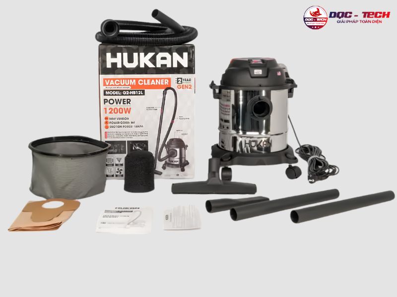 Máy hút bụi công nghiệp 1200W GEN2 G2-HB12L bán chạy 2026