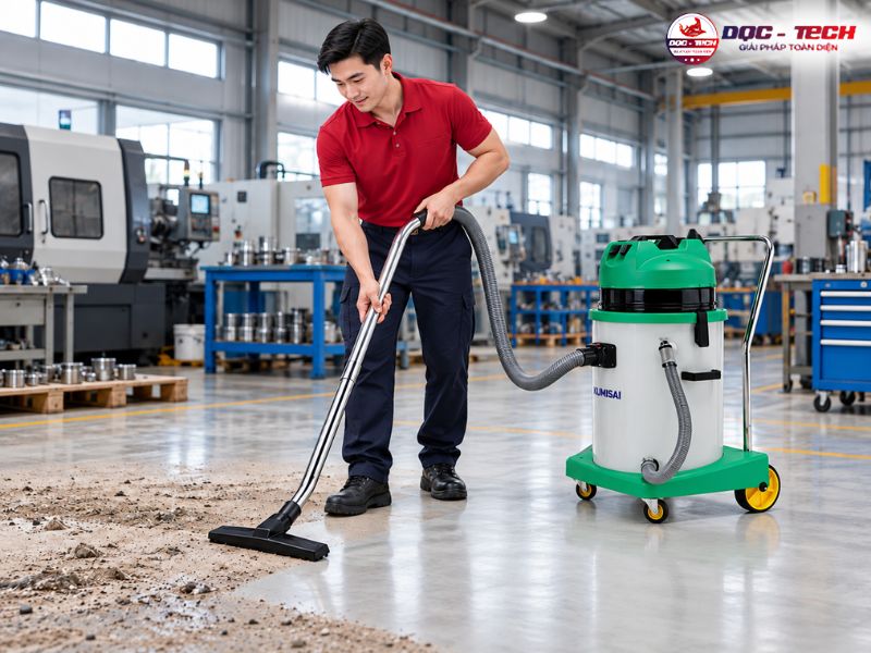 Máy hút bụi công nghiệp 60l Kumisai KMS-603J bán chạy 2026