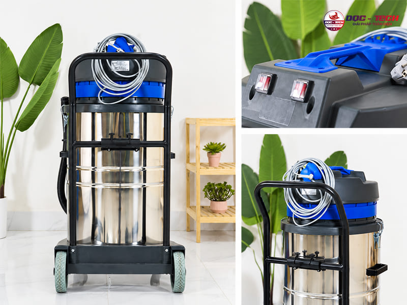 máy hút bụi công nghiệp 70l Kumisai KMS 70A xử lý mọi bụi bẩn