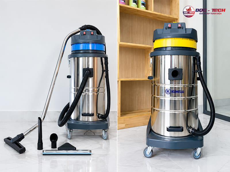 máy hút bụi công nghiệp 70 lít phù hợp với diện tích rộng