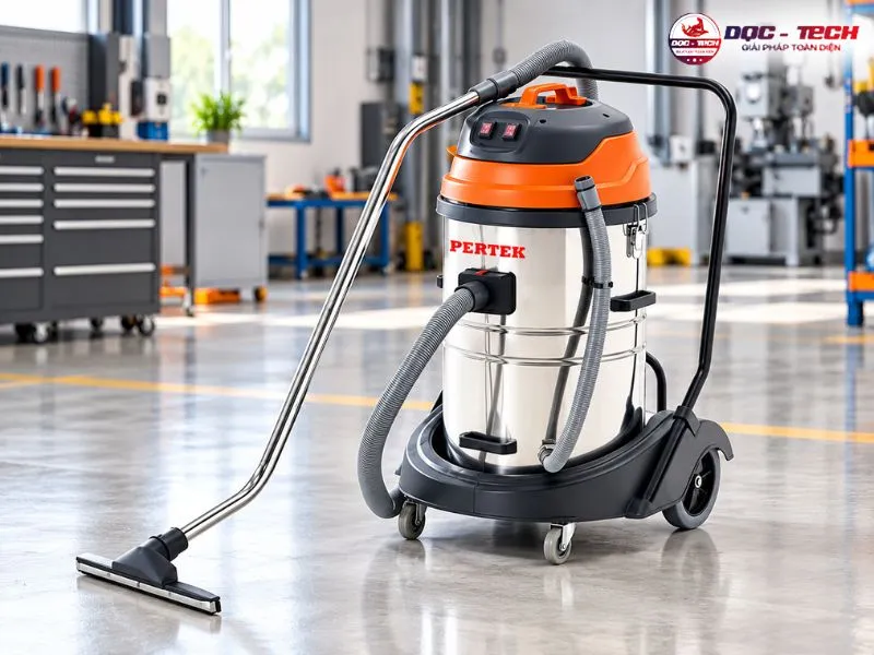 Máy hút bụi khô ướt Pertek PT70P công suất 3000W được ưa chuộng