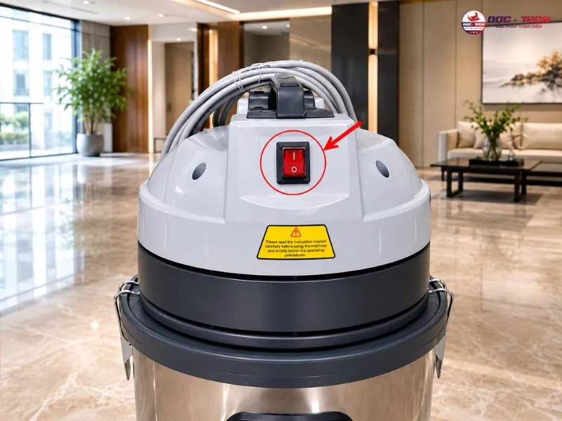 Cách sử dụng máy hút bụi hiệu quả