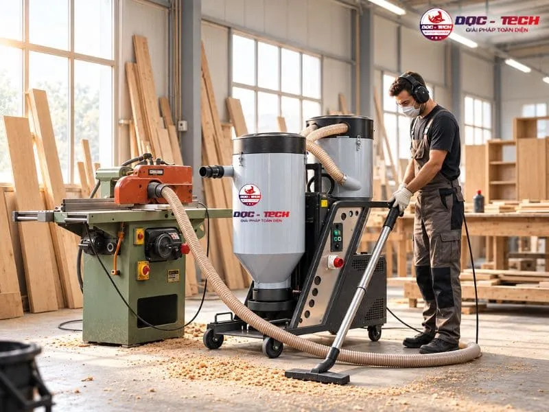 may-hut-bui-cong-nghiep-cong-suat-lon-dqc-tech.jpg Máy hút bụi DQC Tech 55A sở hữu công suất lớn 7.5HP